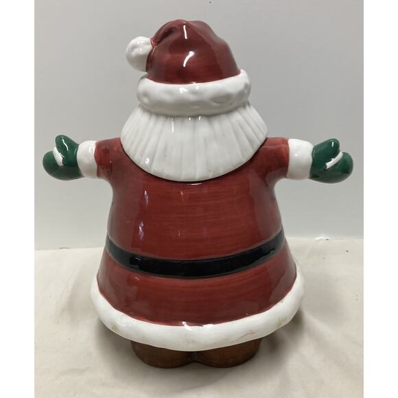 Ceramic Santa Holding Lights Cookie Jar - Asia Master Group - Christmas Item - Picture 3 of 11